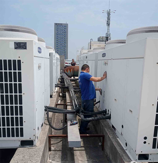 中卫中央空调制热和不制冷系统维修方法